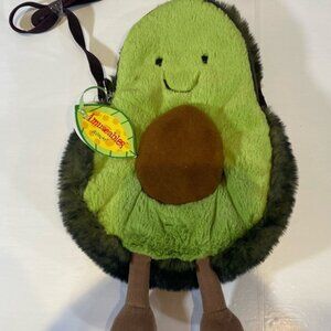Jellycat Amuseables Avocado Bag Brand NWT